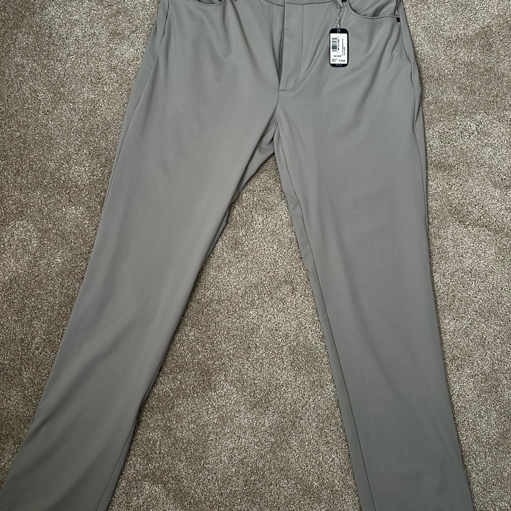 Johnnie-O Momentum Light Grey Slacks NWT - Picture 6 of 7